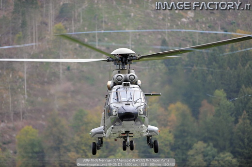 2009-10-08 Meiringen 367 Aerospatiale AS332 M-1 Super Puma